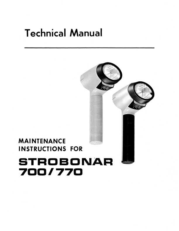 Honeywell 700-770 technical manual preview