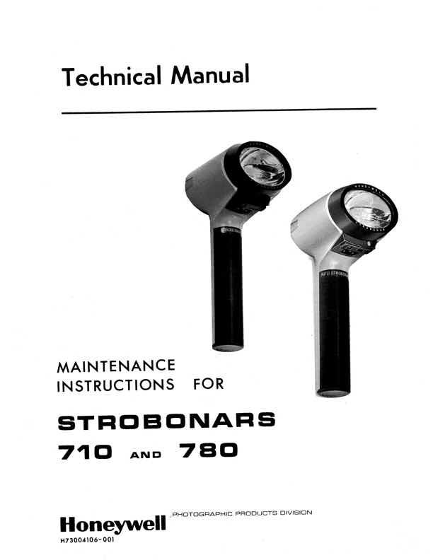 Honeywell 710-780 technical manual preview