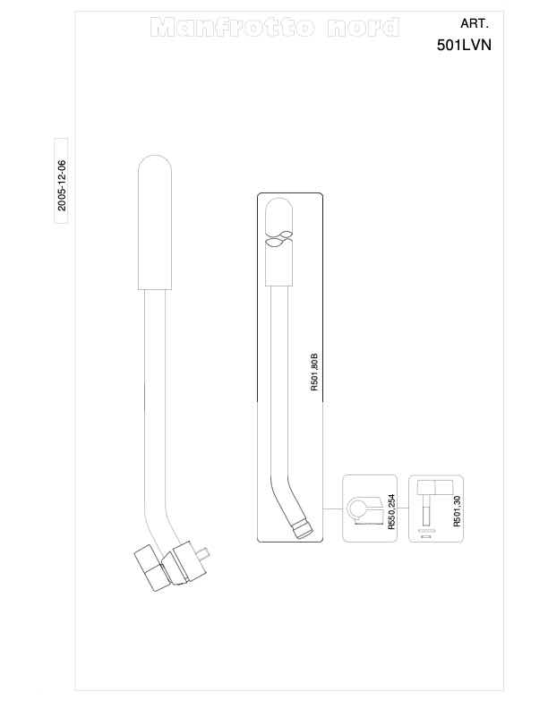 Manfrotto 501 technical manual preview