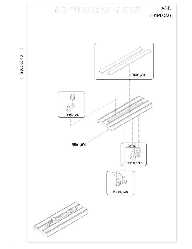 Manfrotto 501 technical manual preview