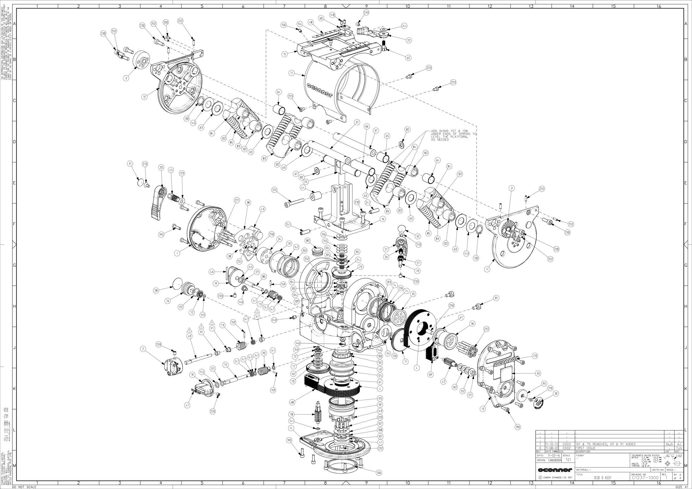 Oconnor 1030 technical manual preview