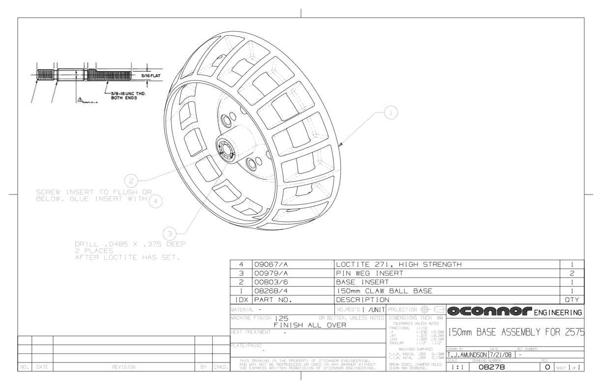 Oconnor 150 technical manual preview
