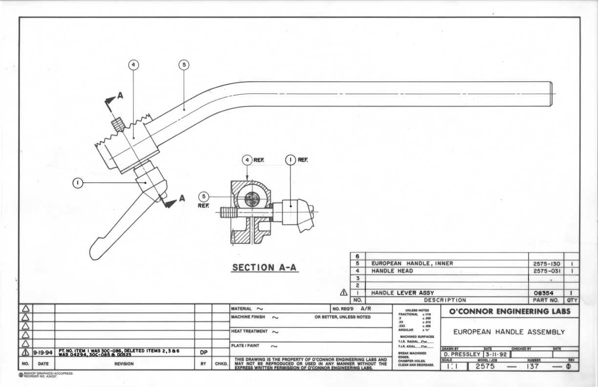 Oconnor 2575 technical manual preview