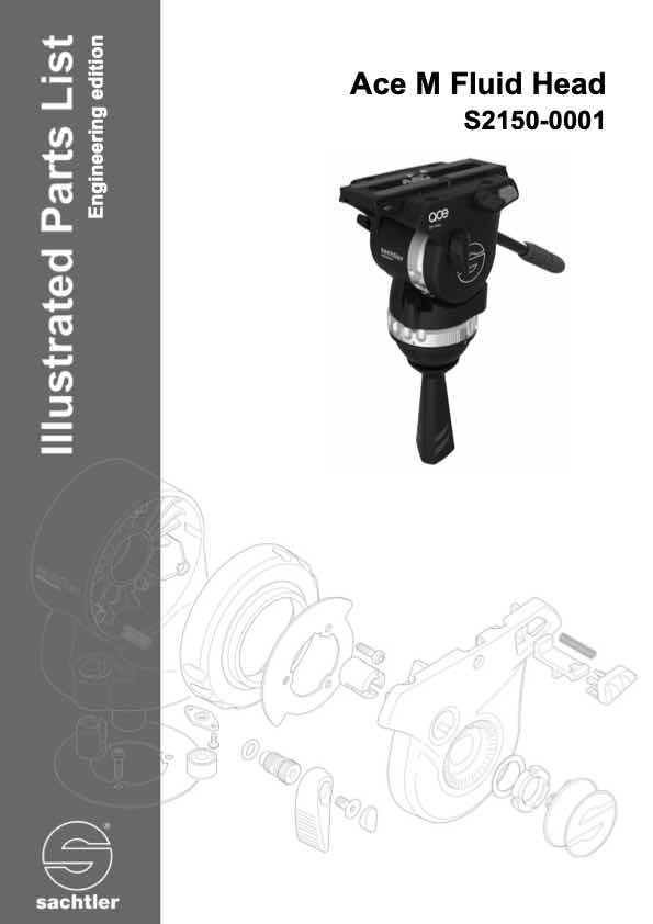 Sachtler ACE M technical manual preview