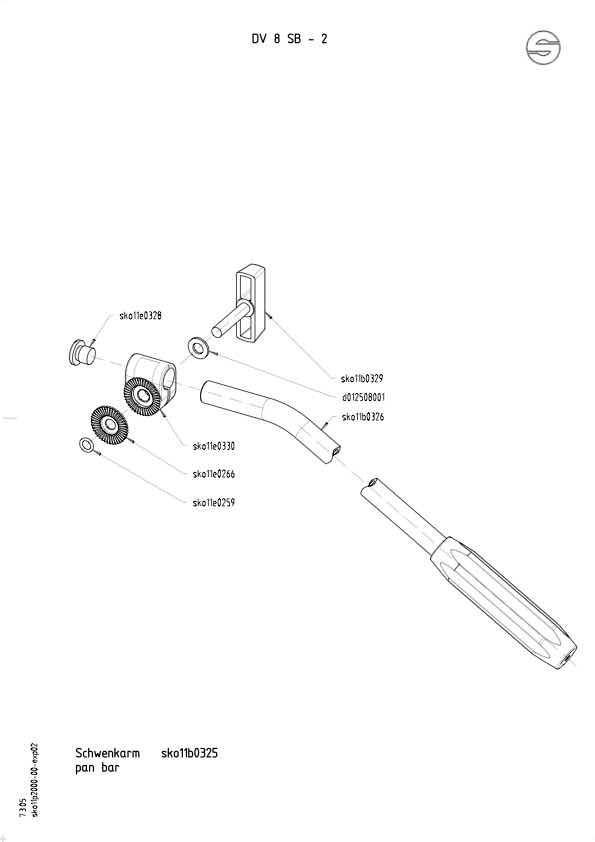 Sachtler DV8 SB technical manual preview