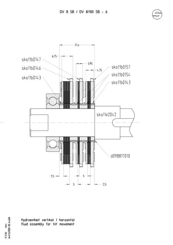 Sachtler DV8 SB technical manual preview