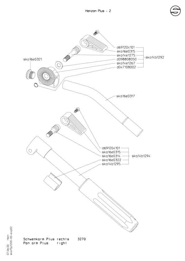 Sachtler Horizon Plus technical manual preview