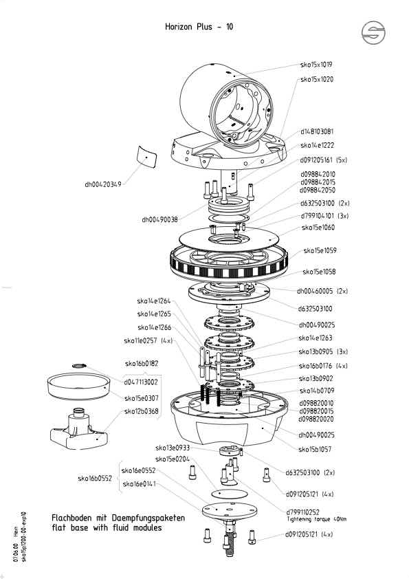 Sachtler Horizon Plus technical manual preview