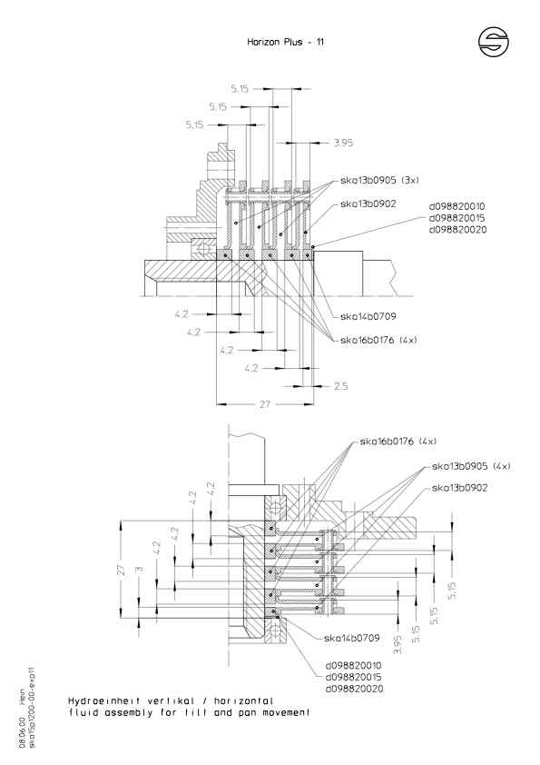 Sachtler Horizon Plus technical manual preview