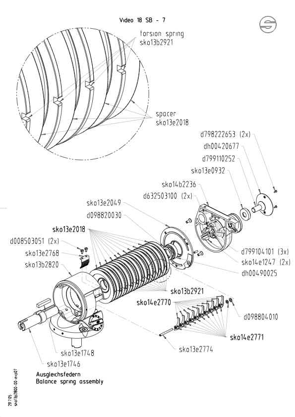 Sachtler Video 18SB technical manual preview