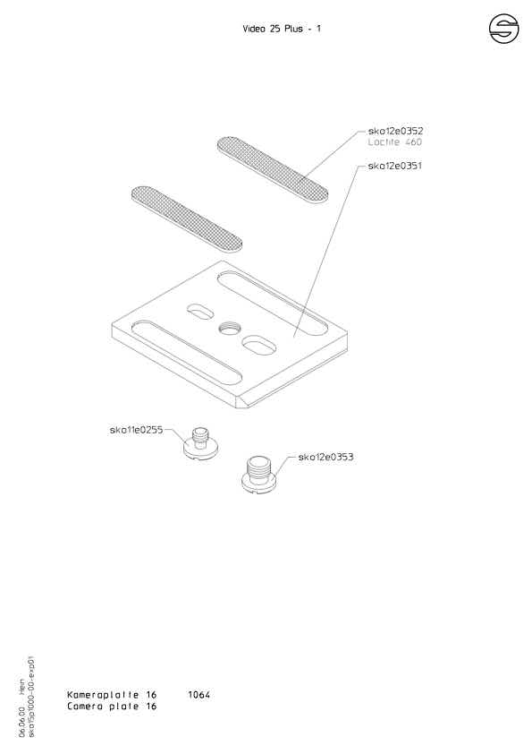Sachtler Video 25 Plus technical manual preview