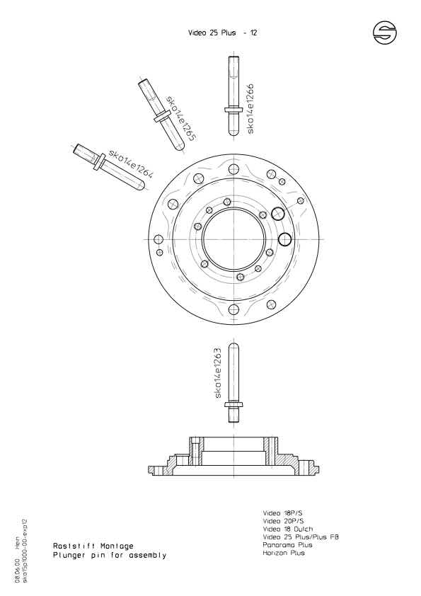 Sachtler Video 25 Plus technical manual preview
