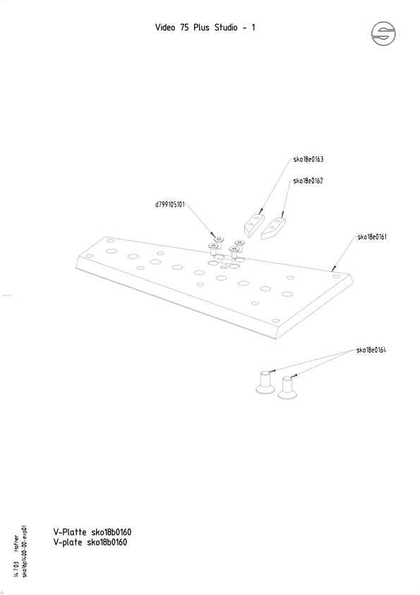 Sachtler Video 75 Plus Studio technical manual preview