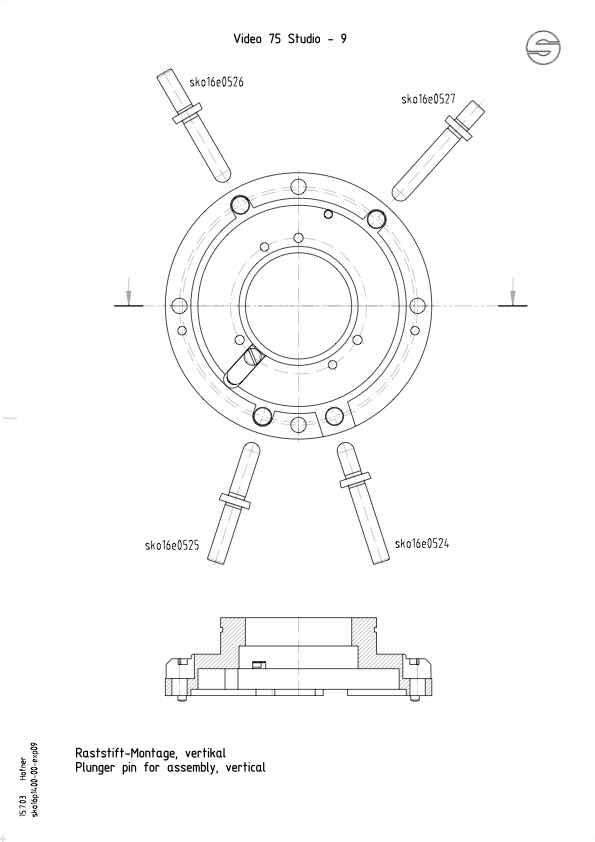 Sachtler Video 75 Plus Studio technical manual preview