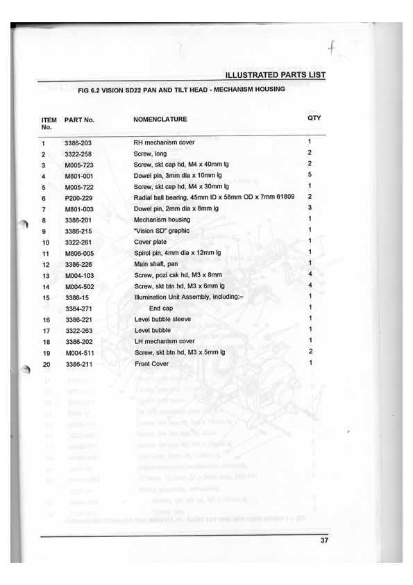 Vinten Vision technical manual preview