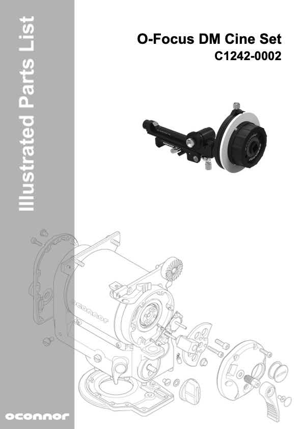 Oconnor O-Focus technical manual preview