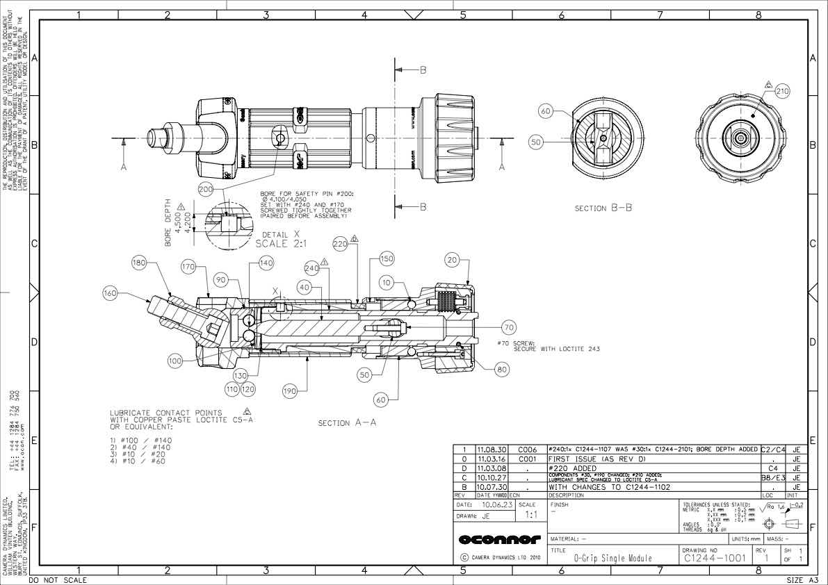 Oconnor 1244 technical manual preview