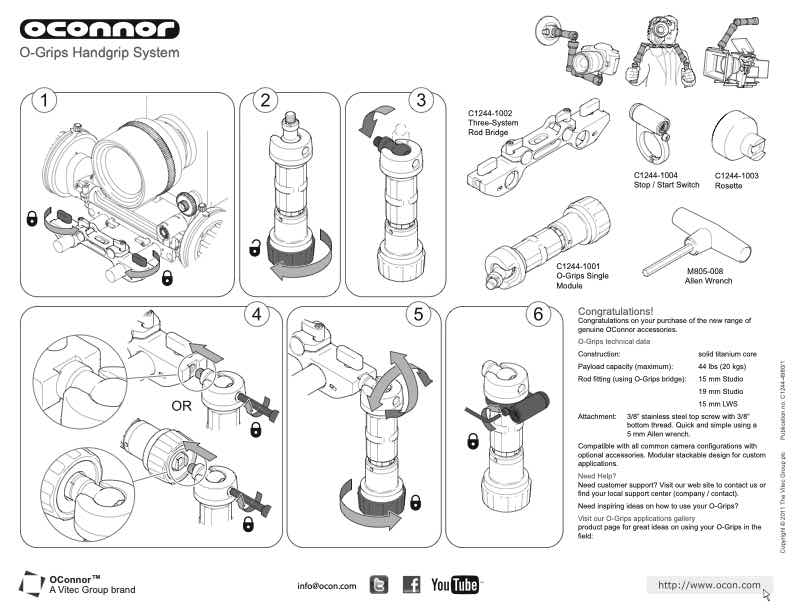 Oconnor 1244 technical manual preview