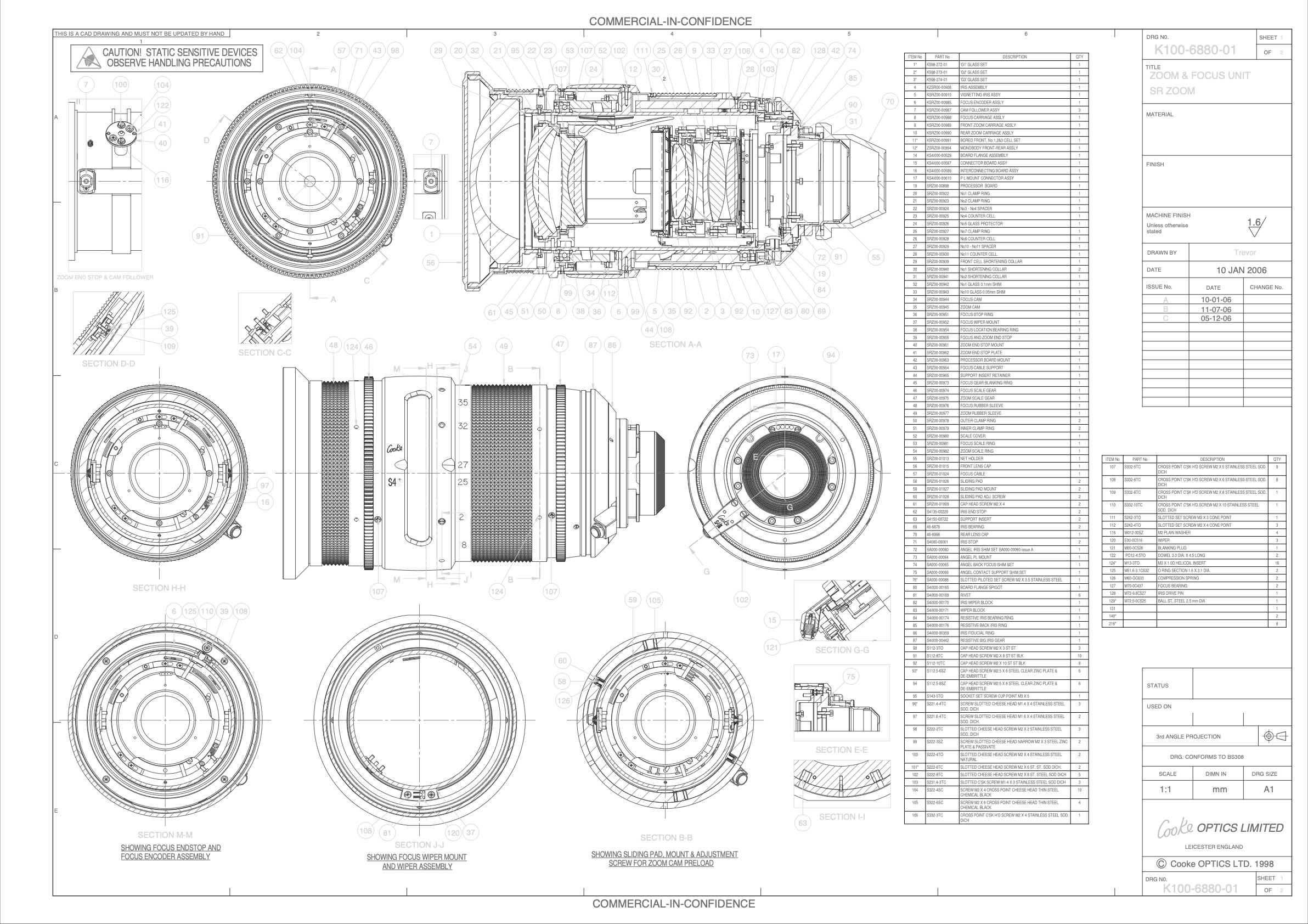 Cooke Cine Lens S4i technical manual preview