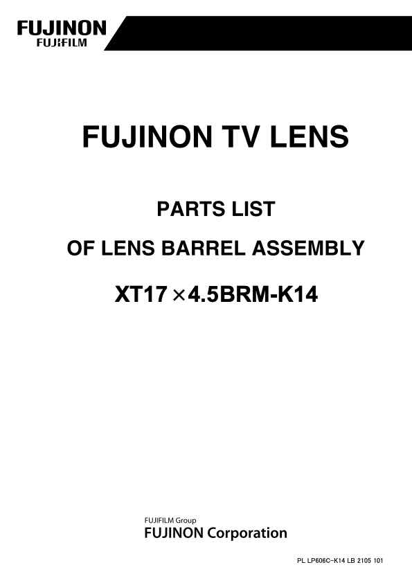 Fujinon XT17x4_5 technical manual preview