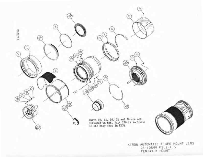 Kiron 28-105 technical manual preview