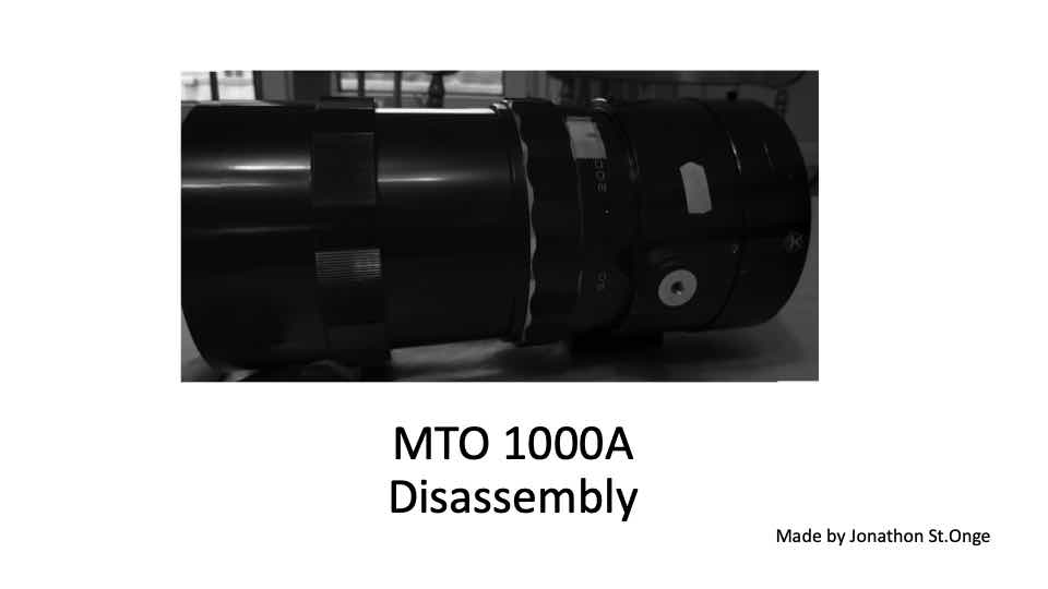 MTO MTO1000 technical manual preview