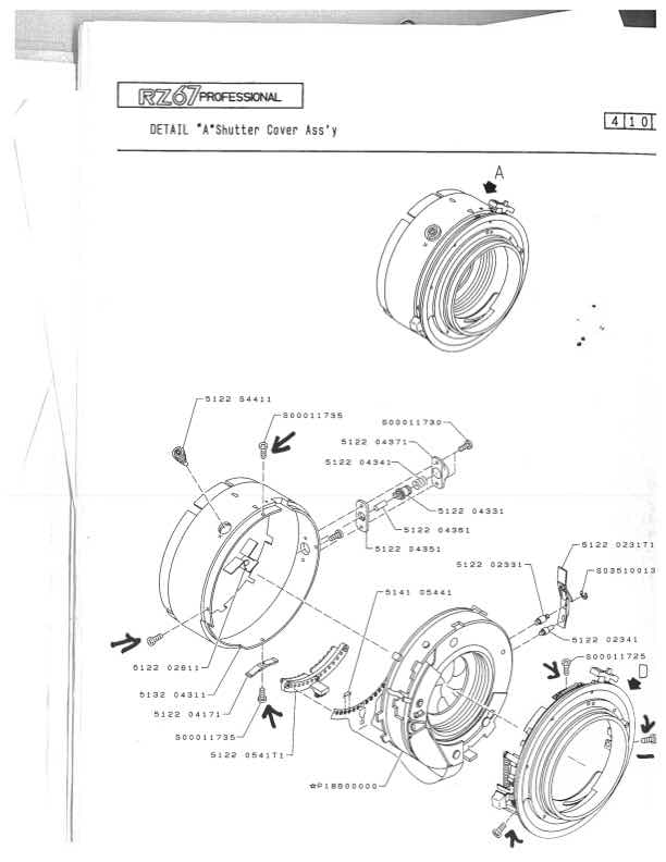 Mamiya RZ technical manual preview