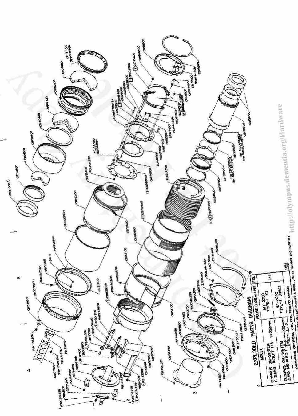 Olympus 200 technical manual preview