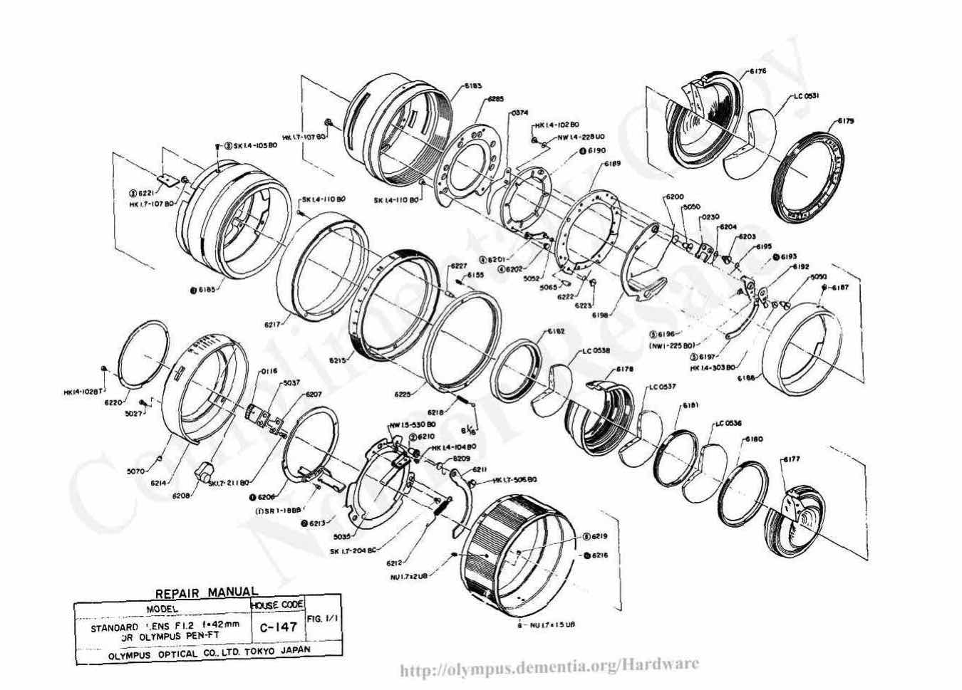 Olympus 42 technical manual preview