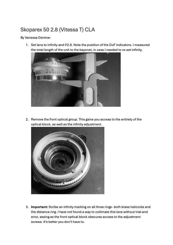 Skoparex 50 technical manual preview