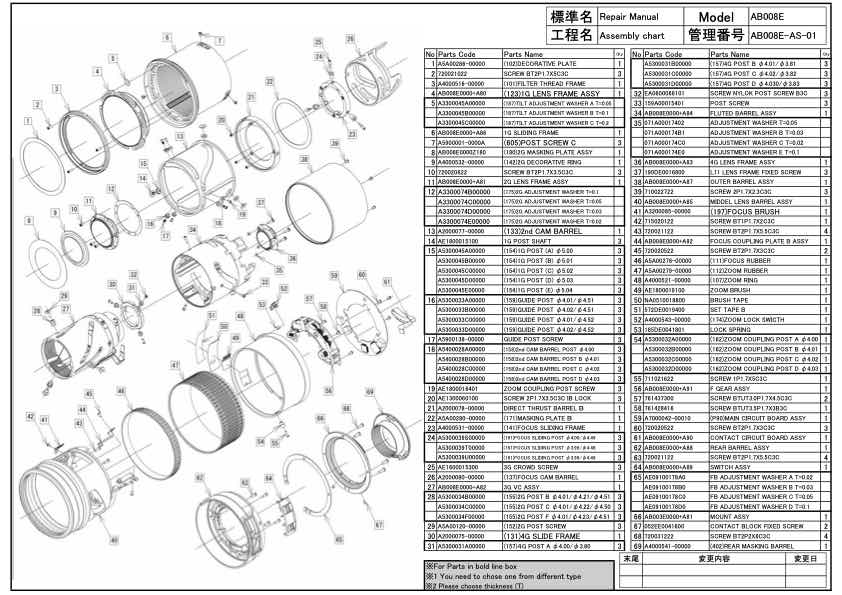 Tamron AF 18-270mm F3_5-6_3 Di II PZD B008 technical manual preview