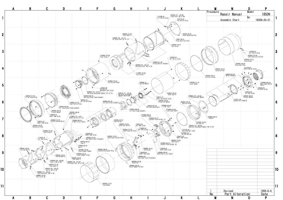 Tamron AF 28-300mm F3_5-6_3 185D technical manual preview