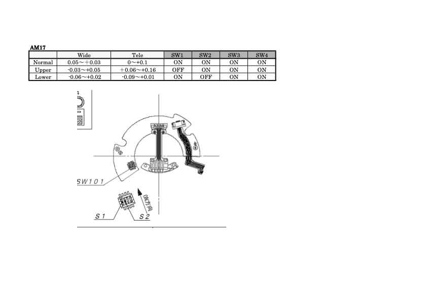 Tamron F8 Data List Sony & Pentax technical manual preview