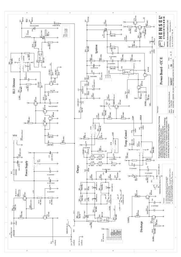 Hensel CONTRA E-250-500 technical manual preview