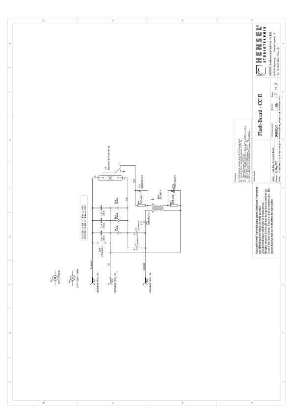 Hensel CONTRA E-250-500 technical manual preview