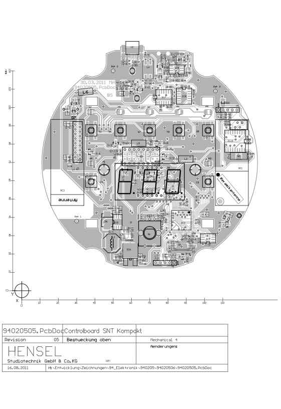 Hensel D-940205xx technical manual preview