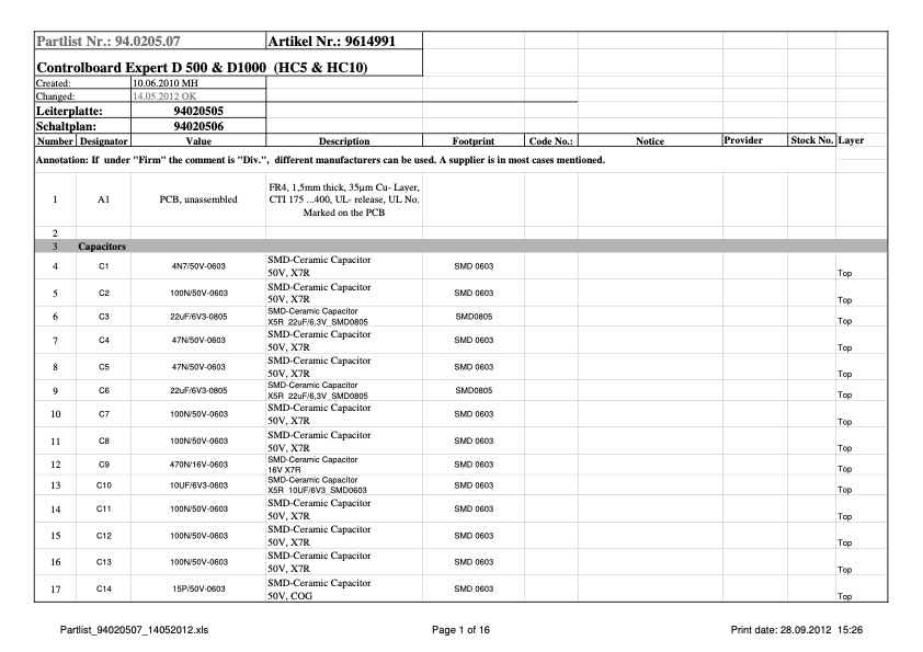 Hensel D-940205xx technical manual preview