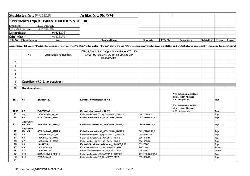 Hensel D-940212xx technical manual preview