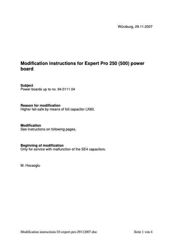 Hensel EXPERT PRO technical manual preview