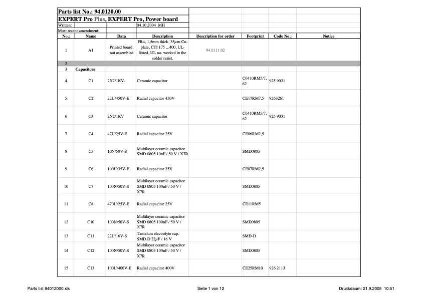 Hensel EXPERT PRO technical manual preview