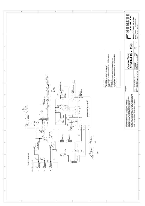 Profoto E Flash technical manual preview