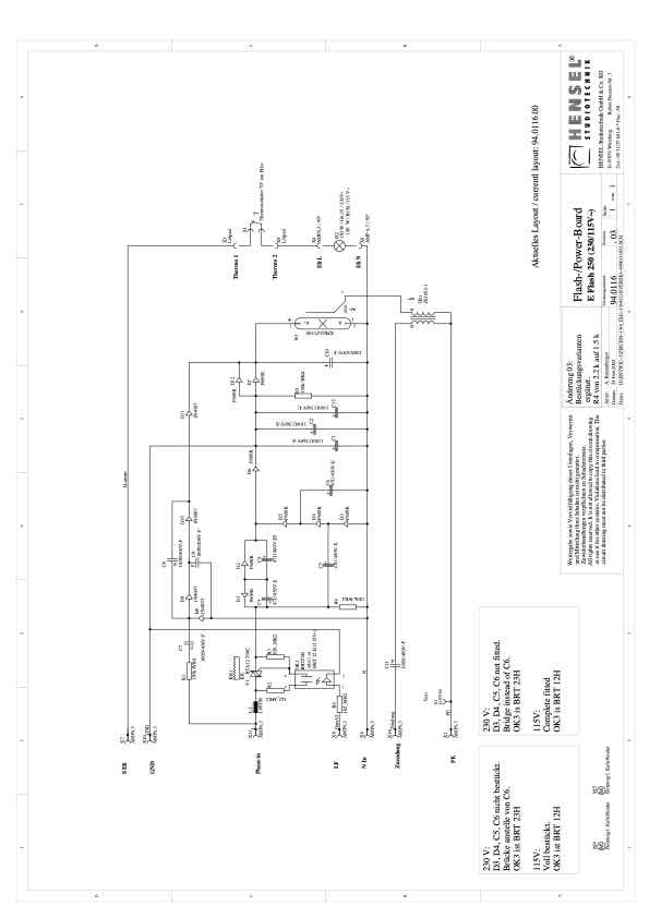 Profoto E Flash technical manual preview
