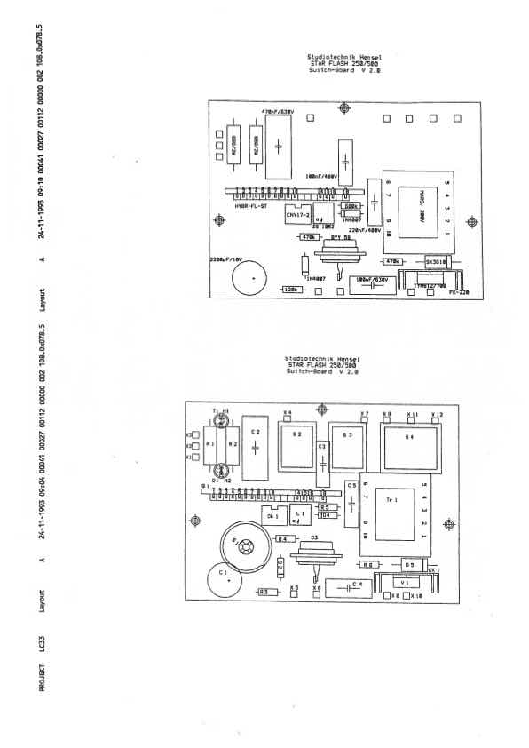 Profoto Flash Star 500 technical manual preview