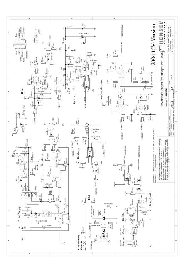 Profoto Integra Pro 1000 technical manual preview