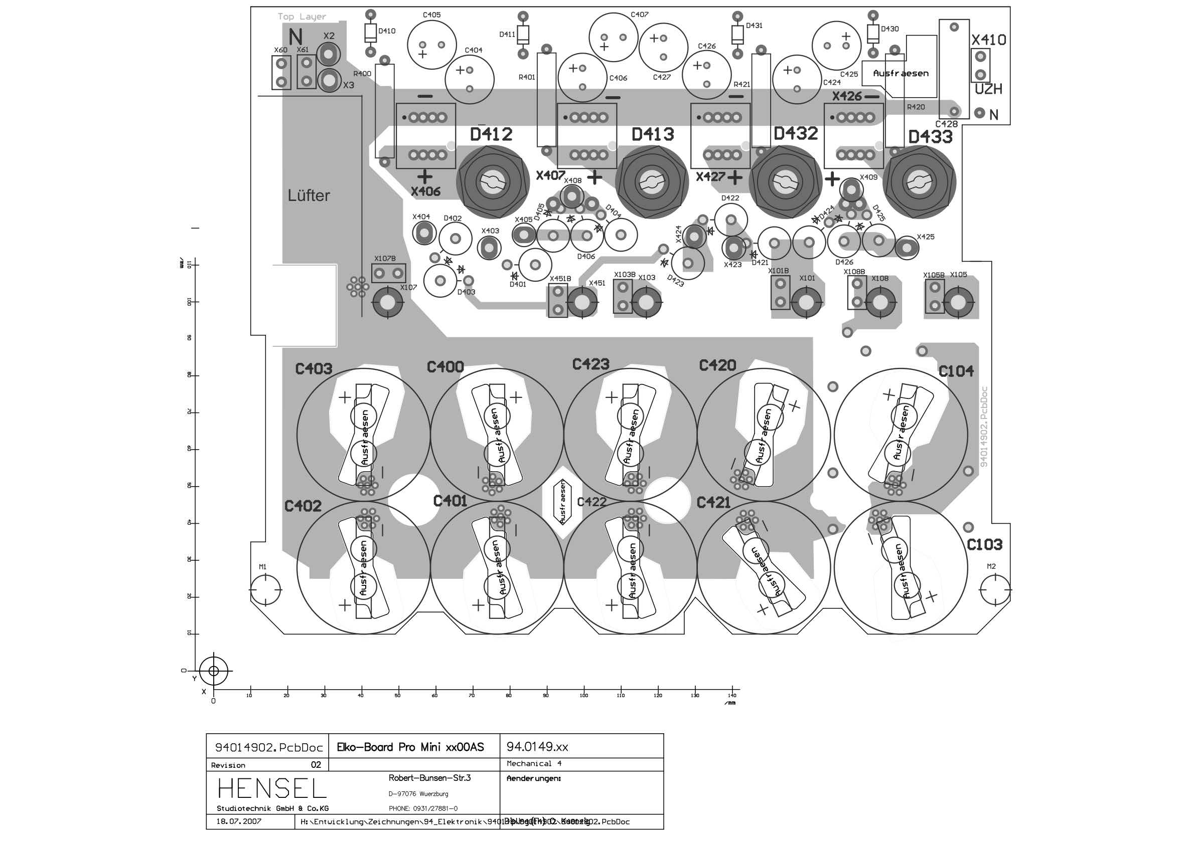 Profoto Pro Mini 1200 AS technical manual preview