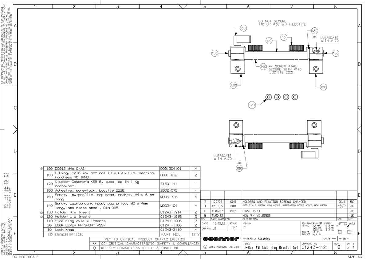 Oconnor O-Box technical manual preview