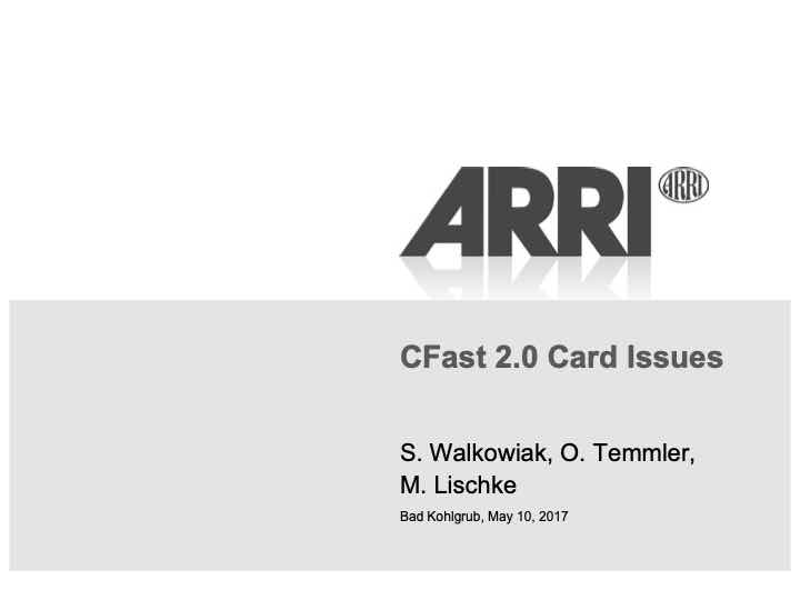 Lexar CFast 2_0 technical manual preview