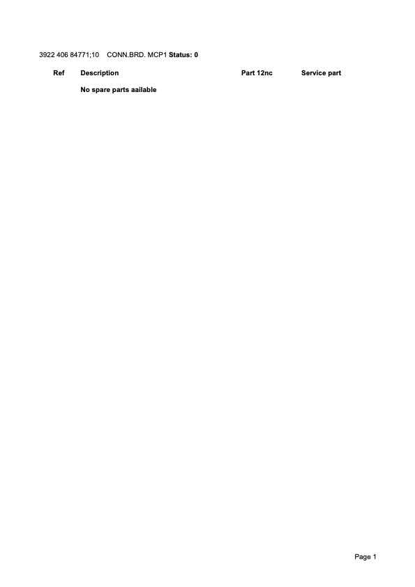 Grass Valley LDK4607 Master Control Panel technical manual preview