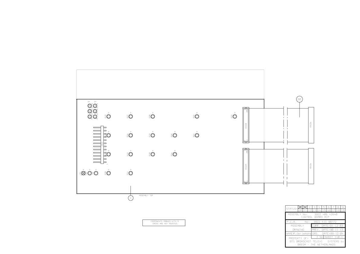 Grass Valley LDK4607 Master Control Panel technical manual preview