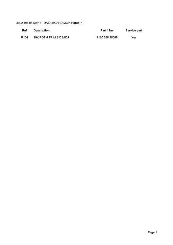 Grass Valley LDK4607 Master Control Panel technical manual preview